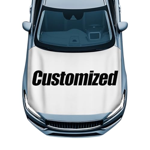 Image of Customized Car Hood Cover Stretchable Polyester,Engine Cover,Elastic Fabrics Can be Washed,Car Bonnet All-Season Protection