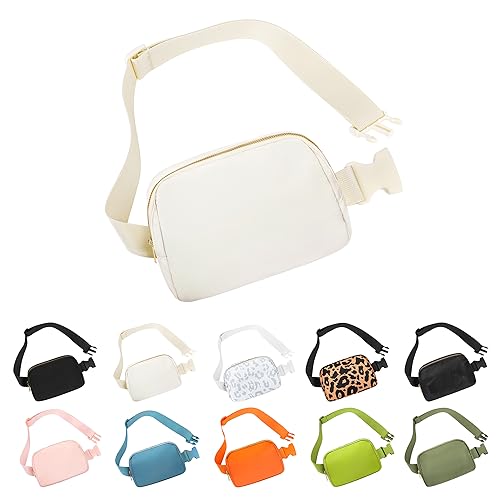 Riñonera de moda evita bolsillos llenos con su correa de 43.3 pulgadas unisex