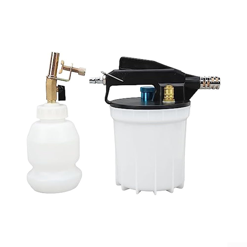 Juego de 10 embudos de aceite de coche, kit de cambio de aceite de motor de boca ancha de 2 L con adaptadores roscados y tubo de extensión, herramientas de llenado de aceite resistentes