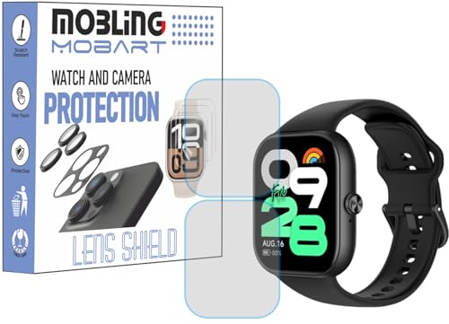 Image of Screen Guard Compatible With Xiaomi Redmi Watch Move Smart Watch Screen Protector Full Coverage Hydrogel TPU not a Tempered Glass (Pack of 2)