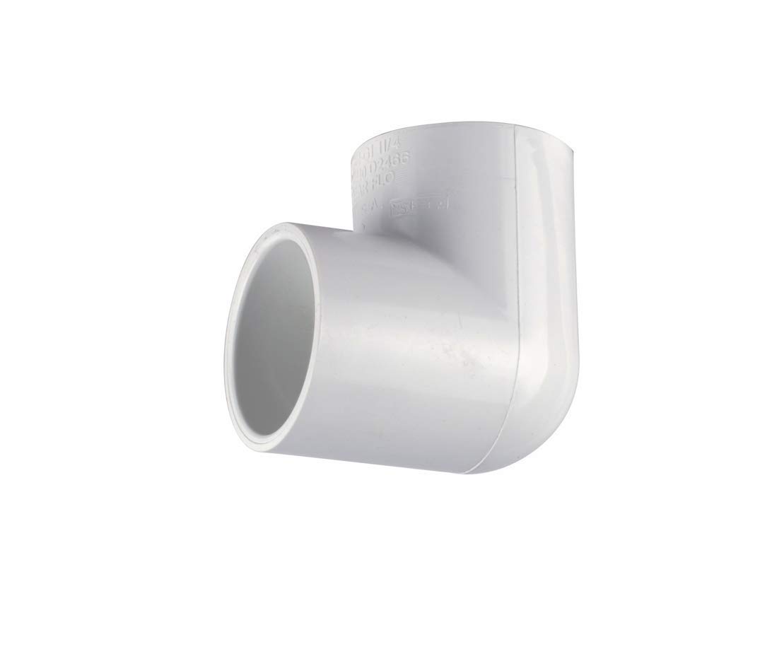 10-Pack 2-Inch 90-Degree PVC Elbow Fittings - Utility Grade For Schedule 40 Pipes