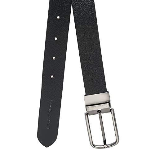 Image of LOUIS STITCH Men's Italian Leather Reversible Belt 1.25 inch (35mm) Handcrafted Formal Waist Band Officewear Men Gents Boys (Brown /Black) (FF-CS-)