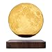 Produktbild Aomili Floating Globe mit LED Licht beleuchtet Magnetische Schweben Mond Lampe Nachtlampe Schwebender Globus für Home Dekoration, Weihnachtsgeschenk Geburtstag Geschenke (Warme Töne)