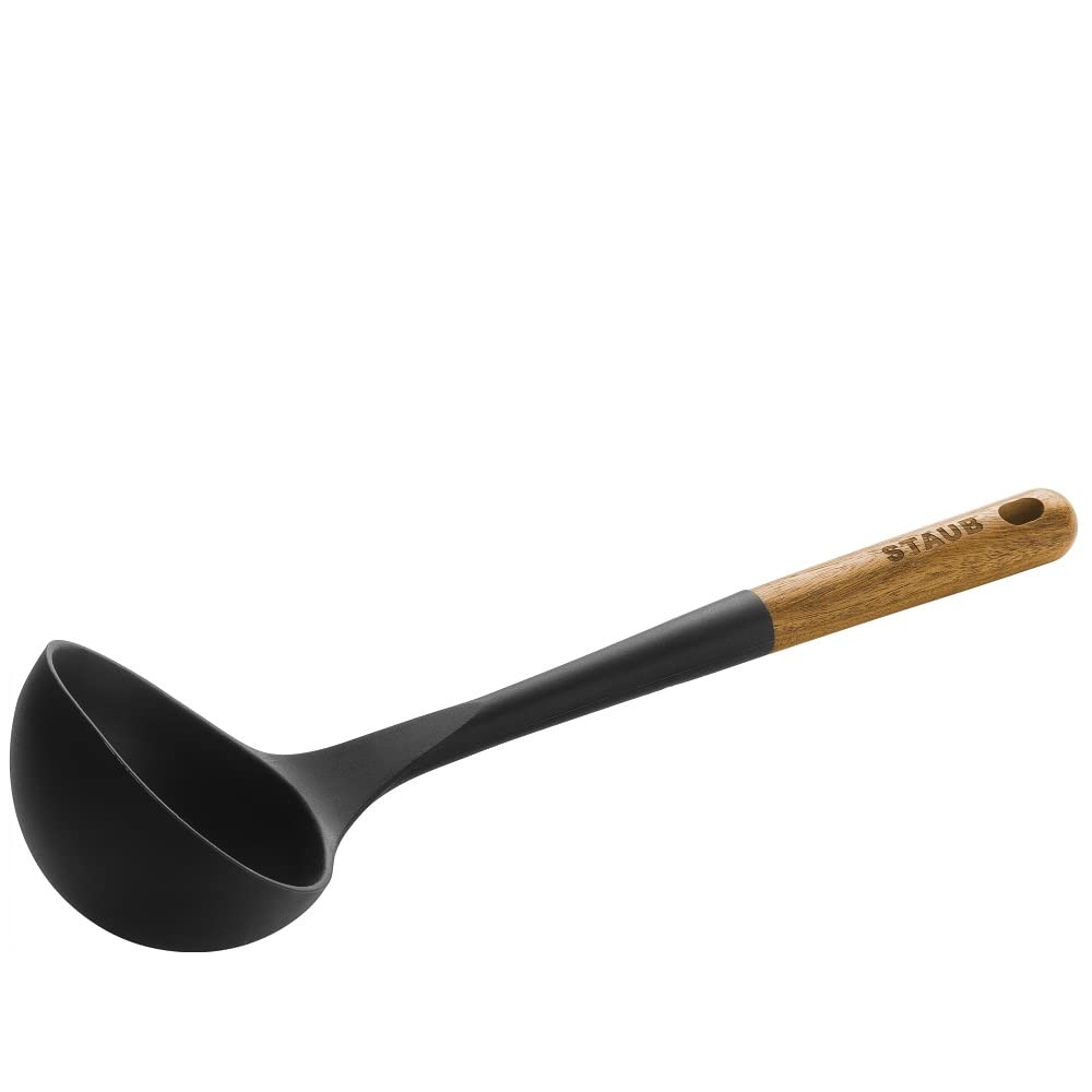 Staub 40503-104 Silicone Soup Ladle Spatula, Ladle