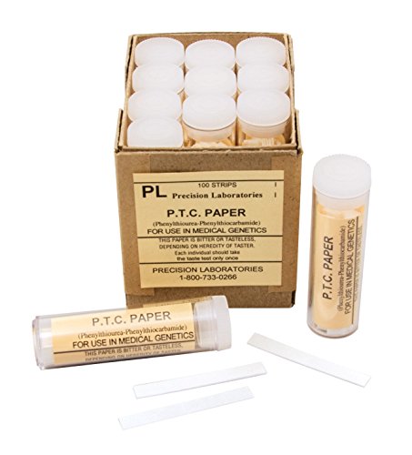 Frey Scientific 569885 PTC Taste Paper (12 Vials of 100 Strips)