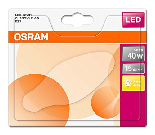 Ampoule LED E27 OSRAM 4W 2700K rétroéclairage vintage basse consommation