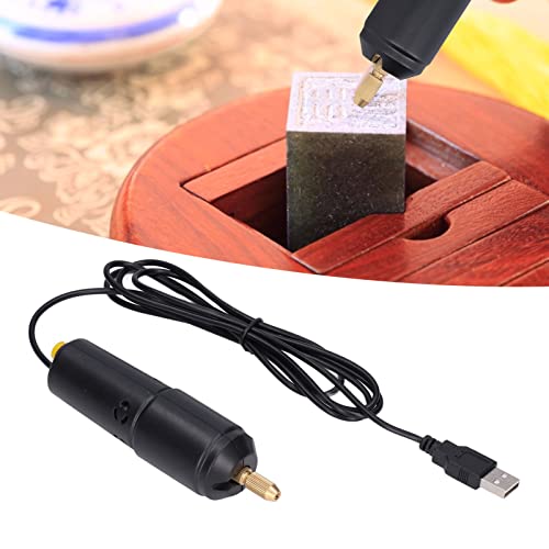 Mini kit de furadeira elétrica usb furadeiras de mão micro elétricas com broca de torção de 0,8 mm-1