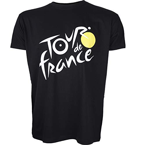 Le Tour de France - Camiseta oficial del Tour de Francia, talla de adulto, para hombre, Le Tour de France, color negro, tamaño XXL Cover
