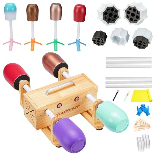 4 Cup Turner for Crafts Tumbler,Epoxy Glitter 4 arms Tumbler Full Kits,DIY Cuptisserie Turner,Cup Spinner Machine Kit for Crafts Epoxy Tumbler