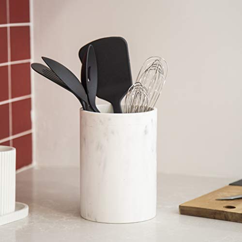 image for BINO Kitchen Utensil Holder for Countertop, Matte Marble - Utensil Cad