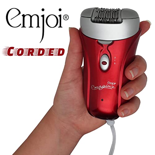 Best Epilator For Brazilian Emjoi Epilator with 72 Tweezers - Dual Opposed Head, Hair Removal for Women, Best for Legs, Underarm, Bikini Epilation, Body & Facial Hair Remover
