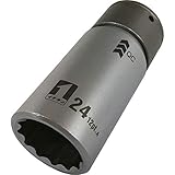 イチネンアクセス MUST TOOL(マストツール) ソケット IM-4W24-12K QCソケット シングル 24mm 12角 19808 差込角:12.7mm(4分)