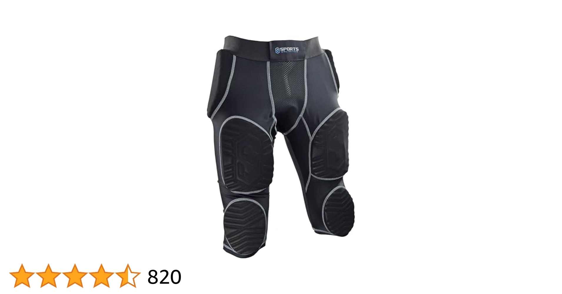 Sports Unlimited オマハ 大人用 7パッド一体型フットボール