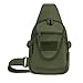 East West U.S.A RT513 Tactical Camouflage Military Sling Chest Utility Pack Bag, Olive