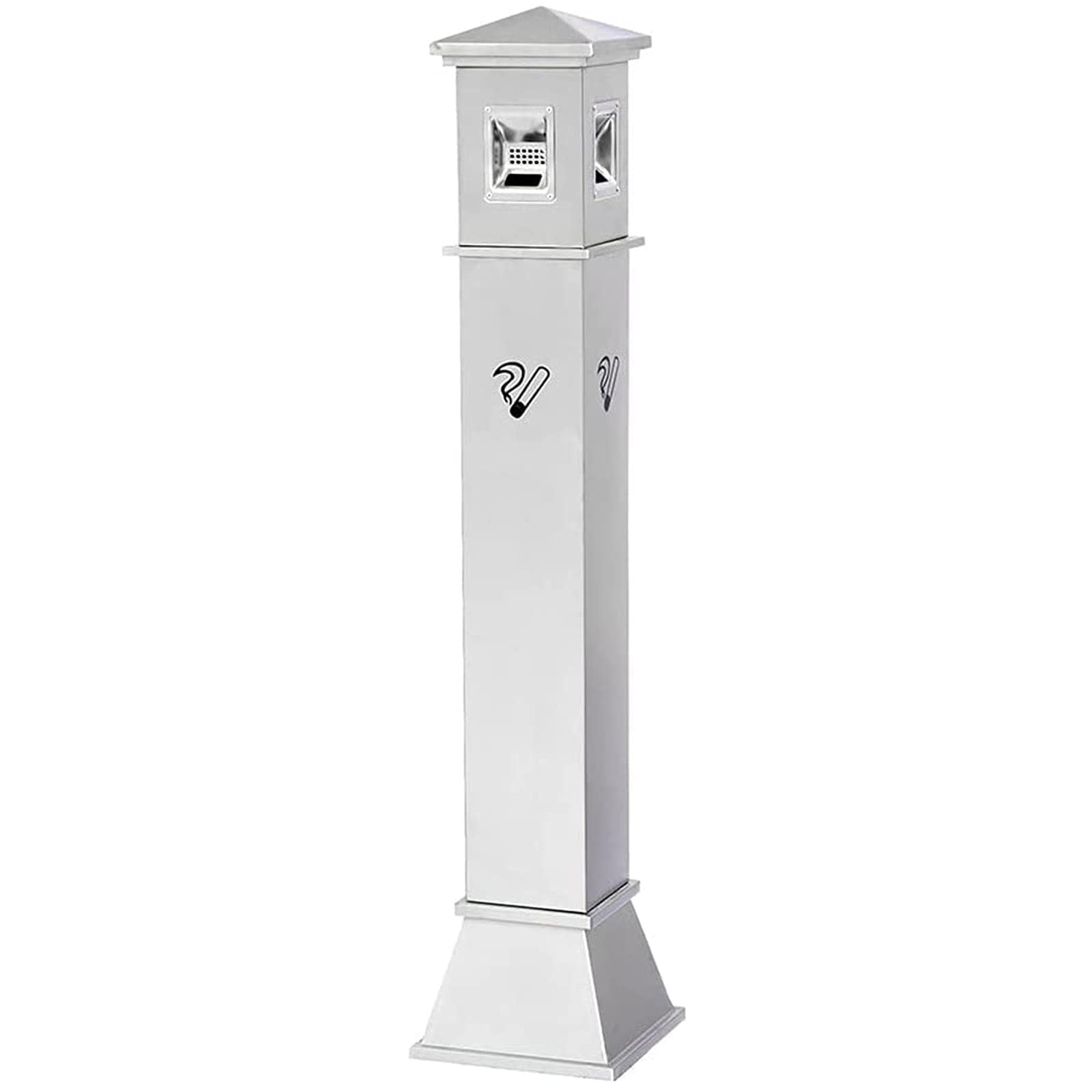 Cendrier avec couvercle pour l'utilisation de l'extérieur ou à l'intérieur sur table