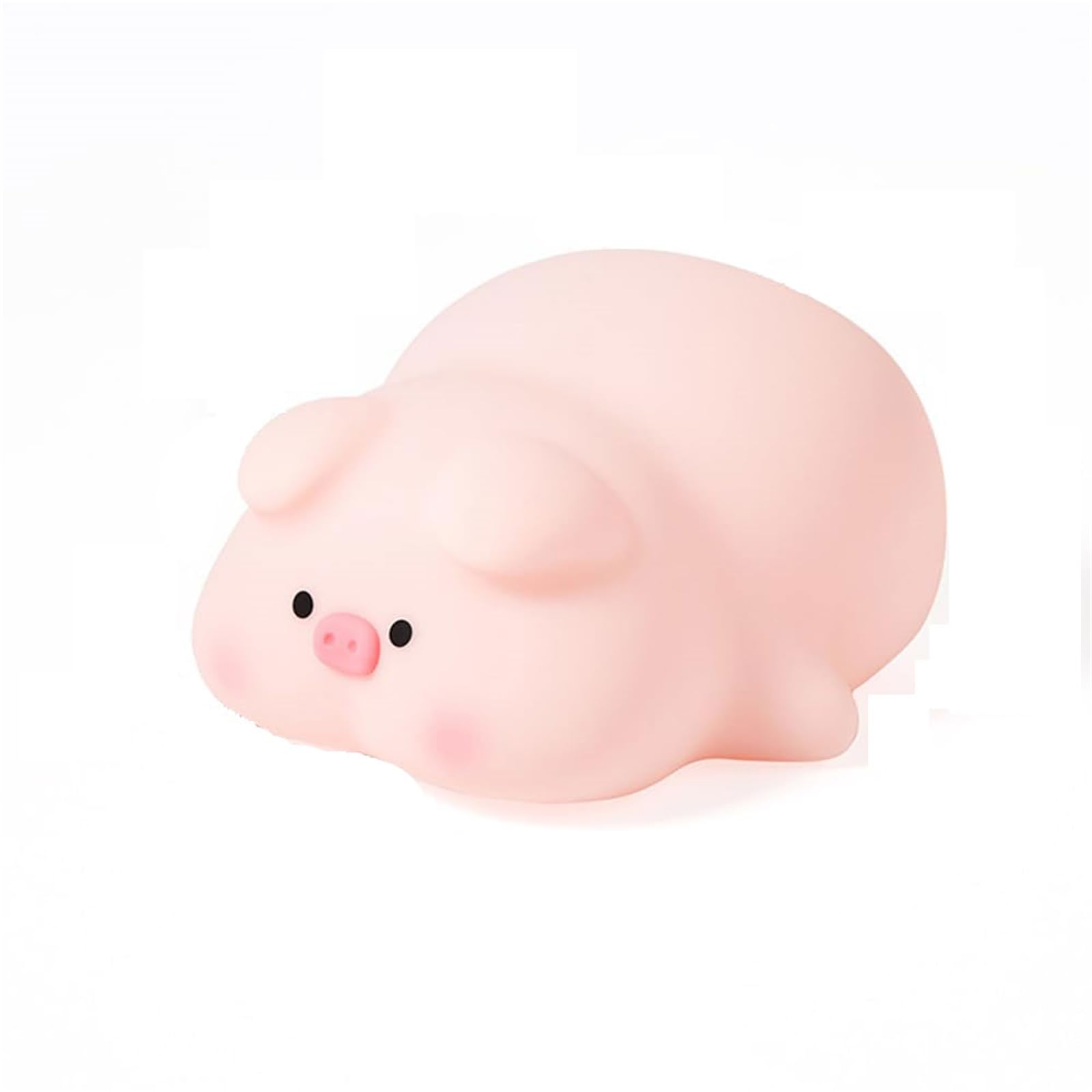 LEDナイトライト 3段階調光 タッチリモコン操作 充電式 子豚型 Amazon.co.jp: 可愛ブタ子供ナイトライト、シリコンピギー