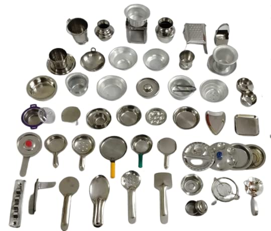 Beauty Tool Miniature Steel and Aluminium Kitchen Set/Cooking Set for Kids and Baby/Girls (Stainless Steel and Aluminium) | Pack of 1 | (52pcs) (1 Years to 15 Years) | (B09ZY6J776) Amazon Price History, Amazon Price Tracker