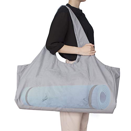 WESEEDOO Yoga Mat Carrier BagYoga Mat Bag Yoga Mat Carry Bag Yoga Mat Bag Large Yoga Mat With Carry Bag Exercise Mat Bag Yoga Mat Carry Bags Yoga Mat Bags And Carriers gray,-