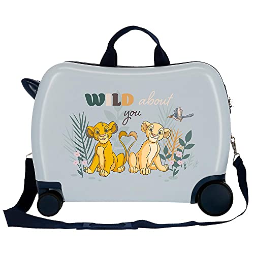 Enso Magic Unicorn Kinderkoffer 50x38x20cm - Einhorn Koffer Starr 4 Räder