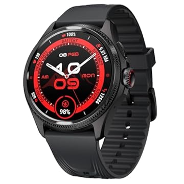 TicWatch Pro 5 Enduro Smartwatch para homens 1,43 "Android Wear OS Smart Watch 90 horas Bateria 110+ Modos de treino 5ATM GPS Bússola 7/24 Frequência cardíaca compatível apenas com Android (Preto)