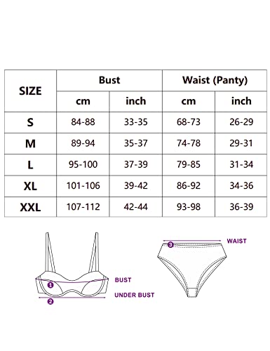 Rslove Lingerie For Women Lingerie Sets With Garter Belt 3 Piece Lace Teddy Babydoll Bodysuit Violet L #TOP4