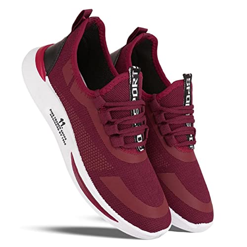 Image of Stylish Casual Sneakers Sports Running Shoes for Men's-(Grey-BAZR-9431-P)