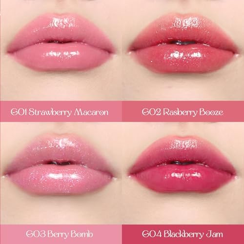 Violet Strawberry Rococo Glowy Lip Gloss,Moisturizing