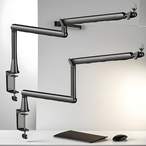 Bras de microphone rotatif à 360 degrés pour bureau et studio - 3
