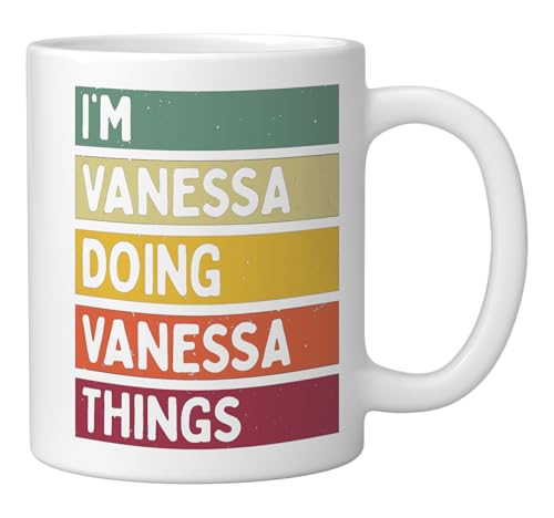 Taza personalizada de cerámica blanca 11 oz miniatura 2