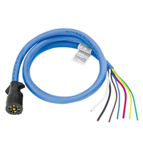 Bargman 54006-015 7-Way Trailer-End Plug With 10' Cold Weather Cable #TOP1