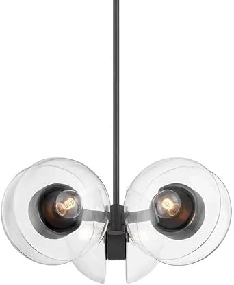 Hudson Valley Lighting Kert - 6 Light Chandelier-12 Inches Tall and 27 Inches Wide-Black Brass Finish