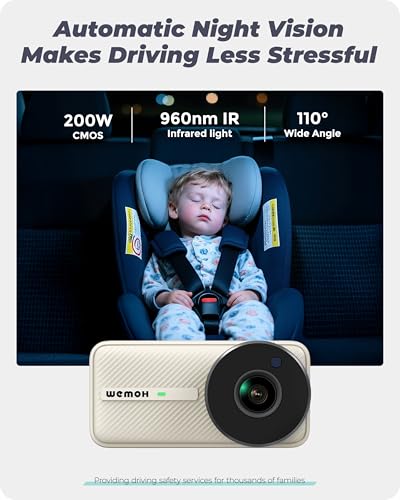WEMOH Magnetic Baby Car Camera