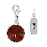 Cousin DIY Create Your Style July Birthstone Charms, Made with Swarovski Crystal