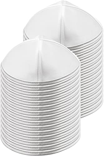 Image of Pack of 10 or 30-Pcs - Hq 19 /20CM Satin Kippah for Men & Boys, Yamaka Hat Designed in Israel - Kippot Bulk