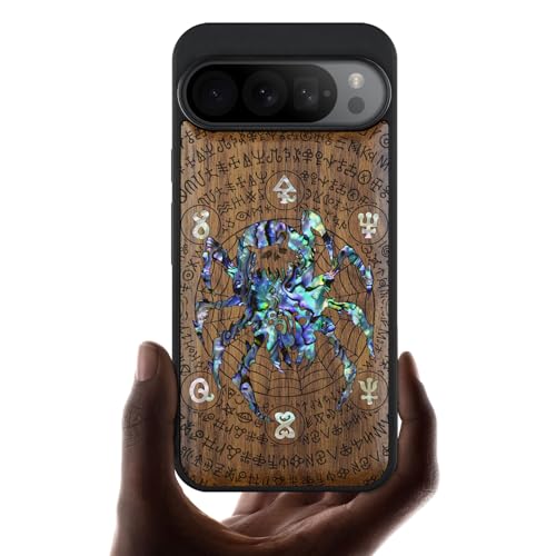 Coque Pixel 9 Pro motif araignée runes pour un style urbain