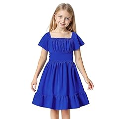 Dark Blue Flutter Sleeve