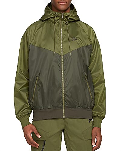 Chaqueta Nike Windrunner cortavientos con capucha para hombre transpirable