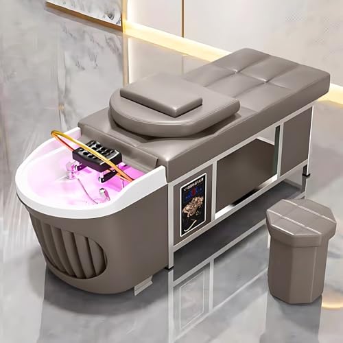 Beauty Salon Shampoo Bed Massage Table, Grey Fashionable Elegant Style