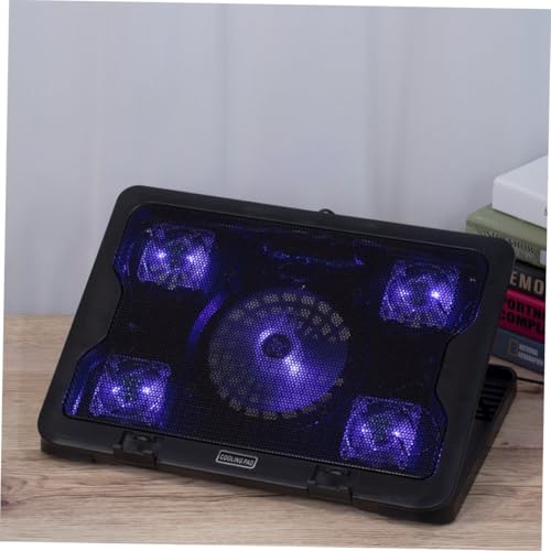 Base para notebook con ventiladores USB y disipación de calor miniatura 3