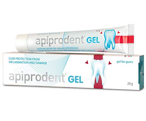 Apiprodent Gel- Extra Strength Oral Treatment for Inflammation Mouth Ulcers Sore Gums - Dental Relief for Adults - 20gr