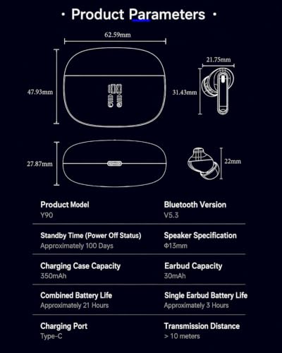 Cyberix Noise Cancelling Wireless Earbuds, 45dB ANC, 6-Mic ENC Calls - image 8