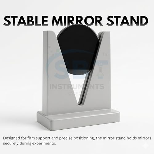 Image of SBT Optical Physics Lab Kit | Convex Mirror, Concave Mirror Five Acrylic Optic Lens for Ray Box | Physics Optics Experiment Kit | Light Reflection & Refraction Science Activity Set Set of 8 Items