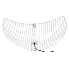 A reliable and high-quality mesh antenna set optimized to receive many L-band signals such as Inmarsat, Iridium, and Hydrogen Line (hydrogen's natural frequency) Our 20dBi antenna is perfect for L-band applications where the antenna is stationary. Wi...