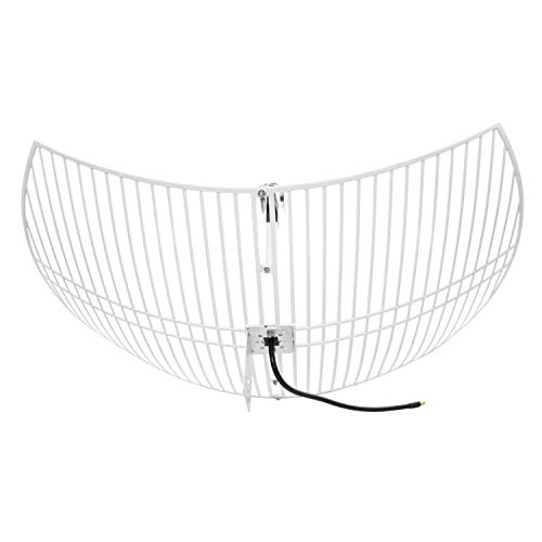 Nooelec Satellite Mesh Antenna Bundle for Inmarsat, Iridium, & Hydrogen Line Applications. 20dBi Parabolic Antenna w/ 1.4GHz Center Frequency, 300MHz+ Bandwidth. LMR400 SMA Feed Cable & Mounting Kit