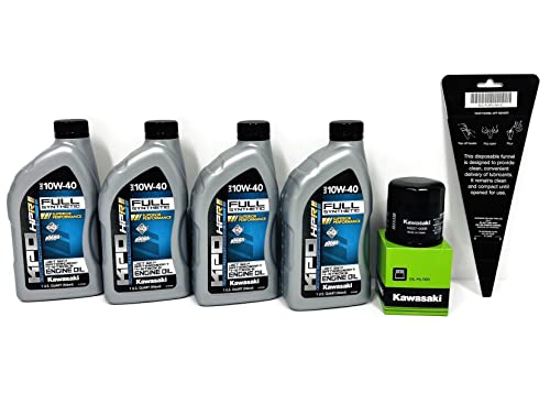 KAWASAKI Jet Ski Oil Change Kit w/OEM Filter 2004-2010 STX-15F 16097-0008 W61020-203A