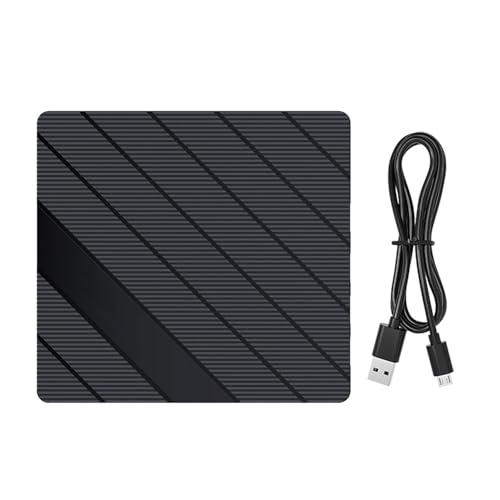Elnwnnkc Unidades CDDVD externas para laptop, quemadores externos USB 3.0 con luz múltiple puerto para laptop, unidades CDDVD de escritorio