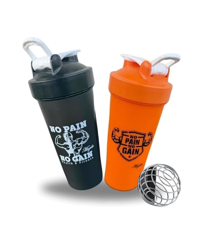 Magiko Blender Shaker Bottles for Protein, 28oz Portable Leakproof Pre-Workout Nutrition Water Bottle, BPA-Free Gym Protein Shaker for Sports &