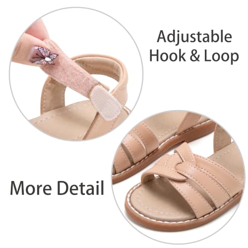 Image of ESTINE Toddler /Little Kid Girls Bow Open Toe Flat Evening Dress Sandals