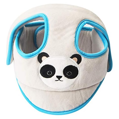 KAKIBLIN Baby Safety Helmet, Infant Head Protector Breathable Headguard Adjustable Safety Protective Cap for Toddlers Learn to Walk, Grey Cover