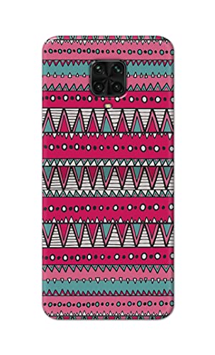 Image of Printed Hard Back Cover Case for Mi Poco M2 Pro Back Cover (Geometric Vintage Pattern) -1803